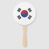 Südkoreaflagge Fächer (Rückseite)
