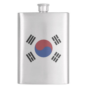 Südkoreaflagge Flachmann