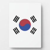 Südkoreaflagge Fotoplatte (Vorderseite)