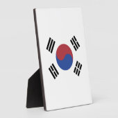 Südkoreaflagge Fotoplatte (Seite)