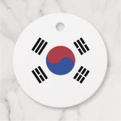 Südkoreaflagge Geschenkanhänger (Vorderseite)