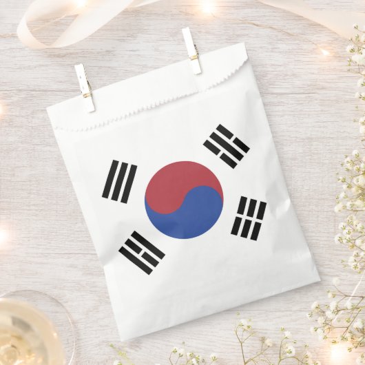 Südkoreaflagge Geschenktütchen (Ausgeschnitten)
