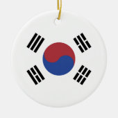 Südkoreaflagge Keramik Ornament (Vorne)