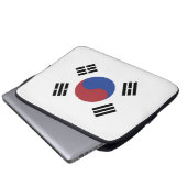 Südkoreaflagge Laptopschutzhülle (Vorne Knopf)