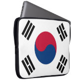 Südkoreaflagge Laptopschutzhülle (Vorne Rechts)