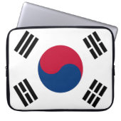 Südkoreaflagge Laptopschutzhülle (Vorderseite)
