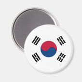 Südkoreaflagge Magnet (Vorderseite/Rückseite)