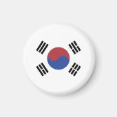 Südkoreaflagge Magnet (Vorne)