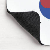 Südkoreaflagge Mousepad (Ecke)