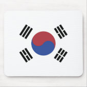 Südkoreaflagge Mousepad (Vorne)