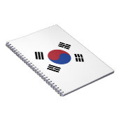 Südkoreaflagge Notizblock (Rechte Seite)