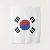 Südkoreaflagge Wandteppich (Vorderseite)