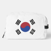 Südkoreaflagge Waschbeutel (Rückseite)