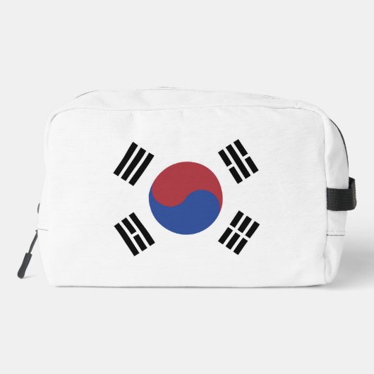 Südkoreaflagge Waschbeutel (Rückseite)