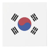 Südkoreaflagge Würfel (Rechts)