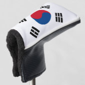 Südkoreaflagge - Yin Yang Golf Headcover (3/4 Vorderseite)