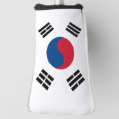 Südkoreaflagge - Yin Yang Golf Headcover (Rotieren 90)