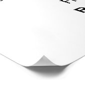 Südkoreaflagge - Yin Yang Poster (Ecke)