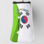 Südkoreaner Golf Headcover (Rotieren 90)