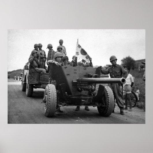 Südkoreanische Artilleristen Poster (Vorne)