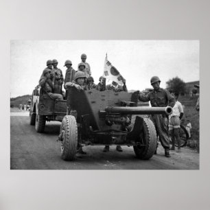 Südkoreanische Artillerists Poster