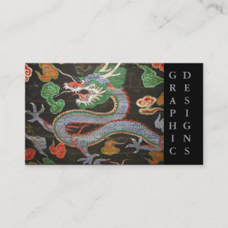 Südkoreanische Drache-Kunst Namdaemun Sungnyemun Visitenkarte