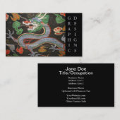 Südkoreanische Drache-Kunst Namdaemun Sungnyemun Visitenkarte (Vorne/Hinten)