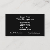 Südkoreanische Drache-Kunst Namdaemun Sungnyemun Visitenkarte (Rückseite)