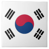 Südkoreanische Flag Tile Fliese (Vorderseite)