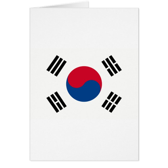 Südkoreanische Flagge (Vorne)