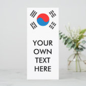 Südkoreanische Flagge (Stehend Vorderseite)