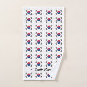 Südkoreanische Flagge Badhandtuch Set (Handtuch)