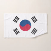 Südkoreanische Flagge Badhandtuch Set (Handtuch)