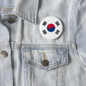 Südkoreanische Flagge Button (Beispiel)