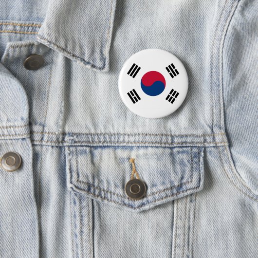Südkoreanische Flagge Button (Beispiel)