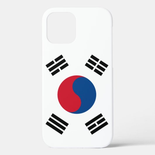 Südkoreanische Flagge Case-Mate iPhone Hülle (Rückseite)
