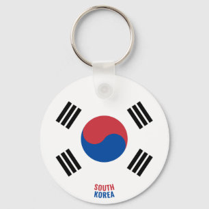 Südkoreanische Flagge Charming Patriotic Schlüsselanhänger