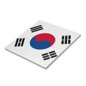 Südkoreanische Flagge Fliese (Seite)