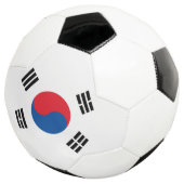 Südkoreanische Flagge Fußball (Dreiviertel)