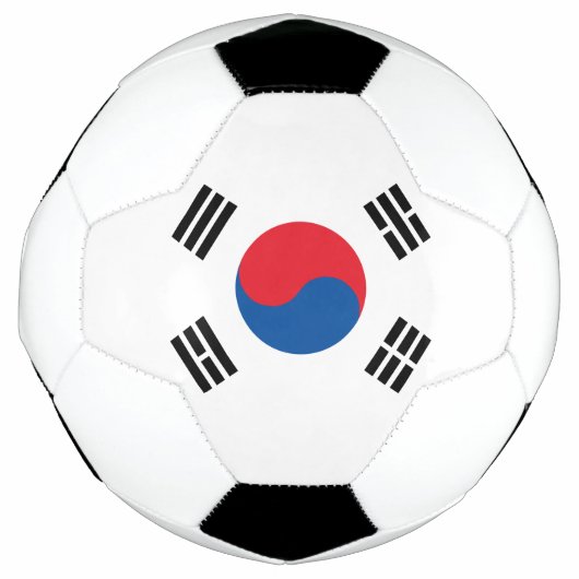 Südkoreanische Flagge Fußball (Vorderseite)