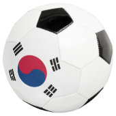 Südkoreanische Flagge Fußball (Dreiviertel)