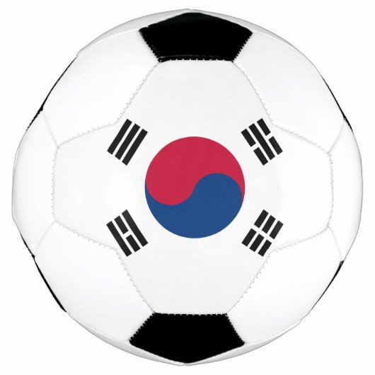 Südkoreanische Flagge Fußball (Vorderseite)