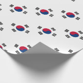 Südkoreanische Flagge Geschenkpapier (Ecke)