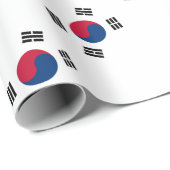 Südkoreanische Flagge Geschenkpapier (Rolleneckpunkt)