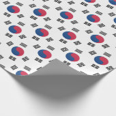 Südkoreanische Flagge Geschenkpapier (Ecke)