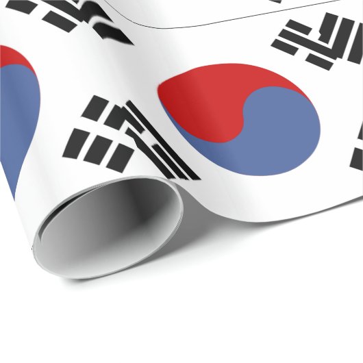 Südkoreanische Flagge Geschenkpapier (Rolleneckpunkt)
