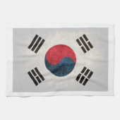 Südkoreanische Flagge; Geschirrtuch (Horizontal)