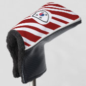 Südkoreanische Flagge Golf Headcover (3/4 Vorderseite)