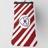 Südkoreanische Flagge Golf Headcover (Rotieren 90)