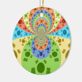 Südkoreanische Flagge Inspiriert Abstrakte Kunstdr Keramikornament (Links)